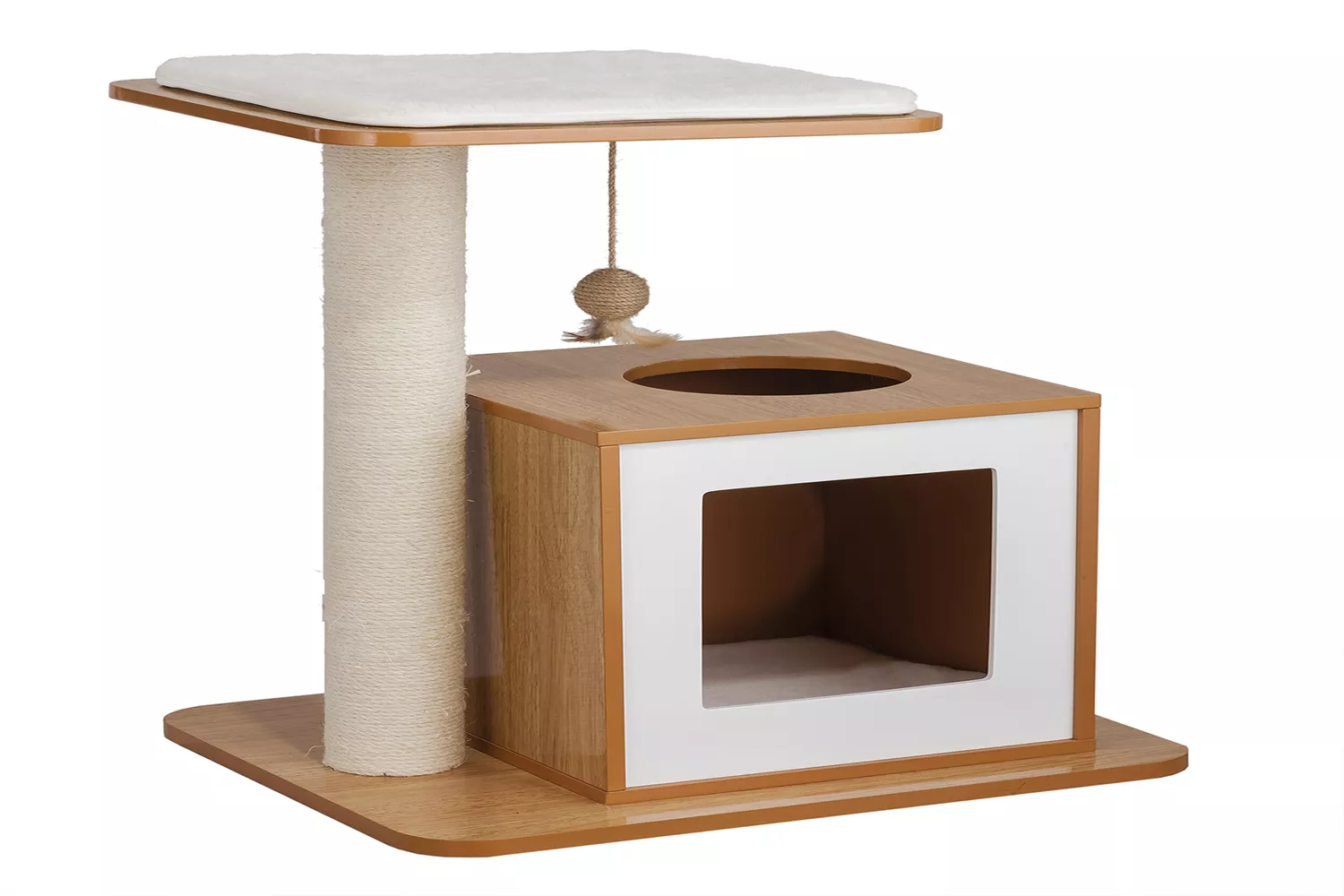 Bella Scratch Post Cat Condo